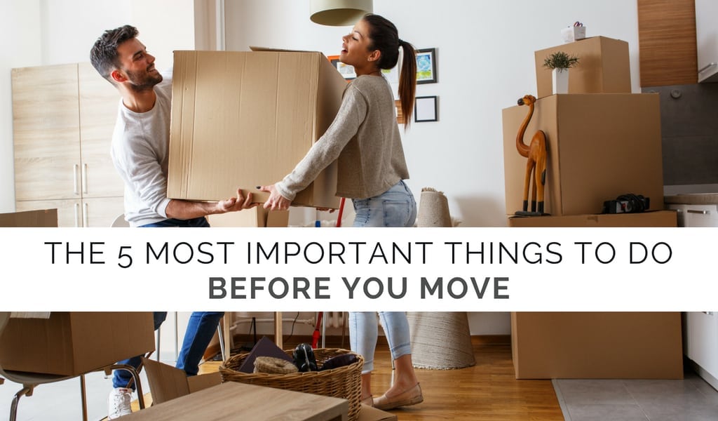 Things To Do Before You Move