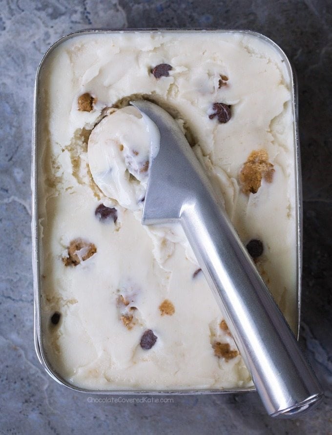 Cookie Dough Nice Cream Non-Dairy Ice Cream | Vegan Ice Cream Recipes