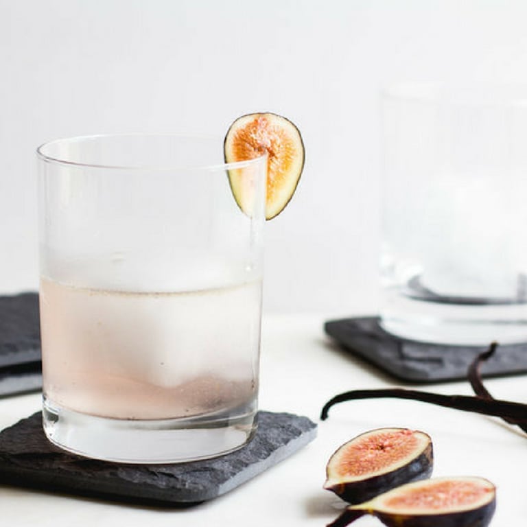 Fig Vanilla Bean Cocktail | Fig Recipes