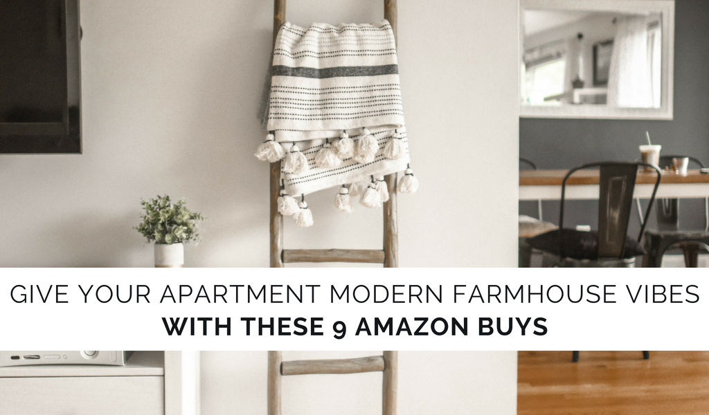 Modern Farmhouse Vibes | Apartment Decor From Amazon