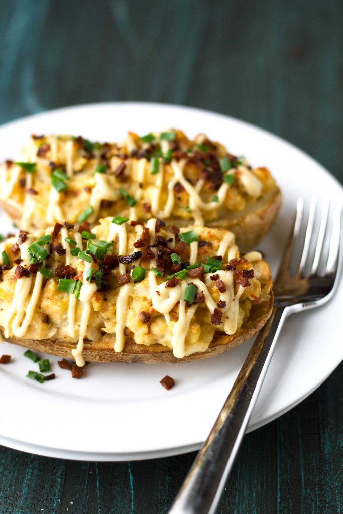 Protein-Packed Vegetarian Recipes | Protein-Packed Twice Baked Potatoes