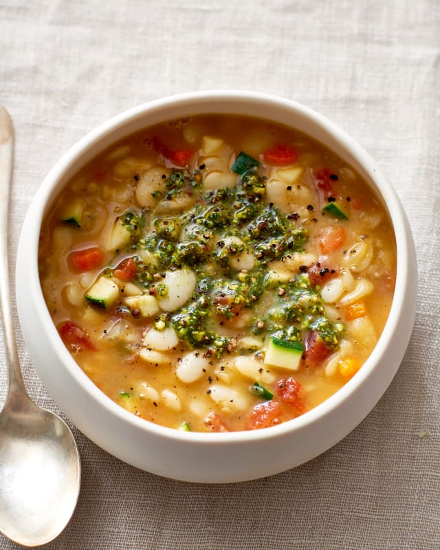 Make-Ahead Recipes | Meal Prep Guide | Slow Cooker Butter Bean Minestrone
