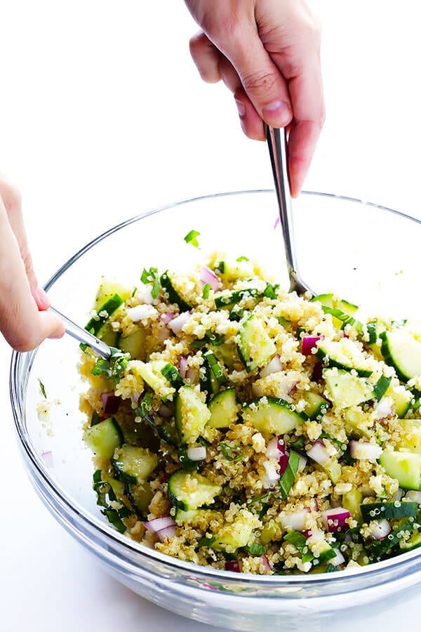 Make-Ahead Recipes | Meal Prep Guide | Cucumber Quinoa Salad