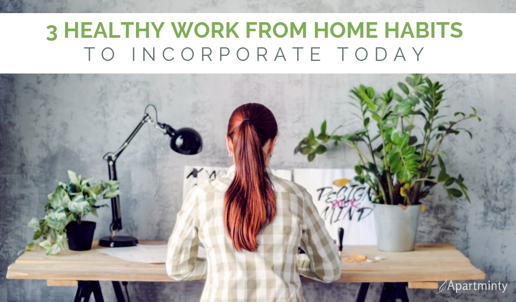 3 Healthy Work from Home Habits to Incorporate