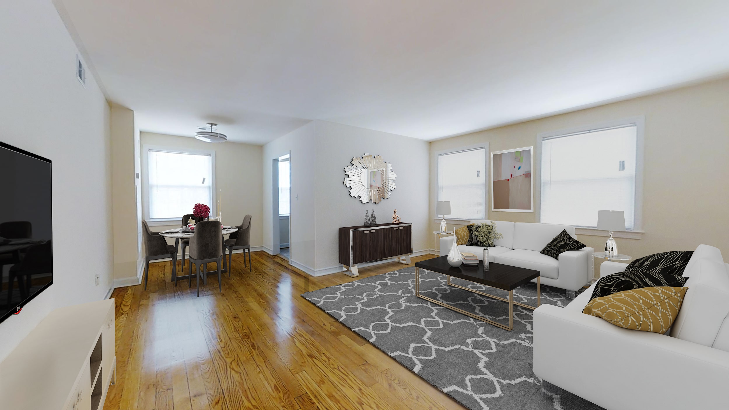 Crescent-Park-Apartments-1-Bedroom-for-Rent-DC-Livingroom-Diningroom-min