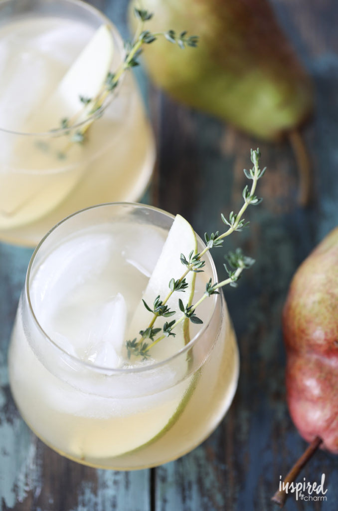 Spiced-Pear-Gin-Cocktail