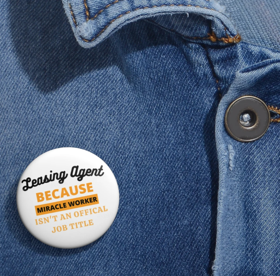 button for leasing agent