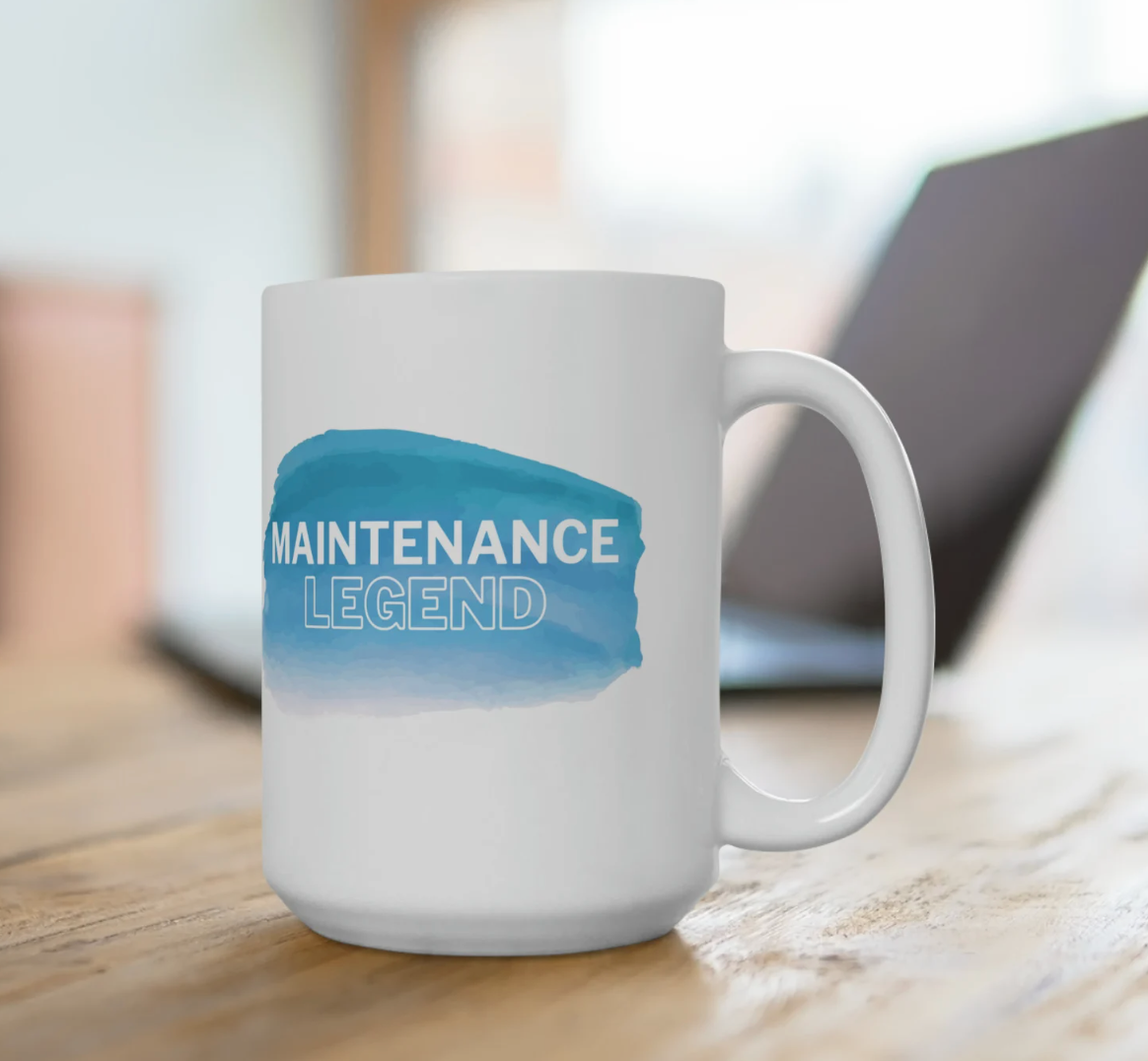 maintenance legend mug